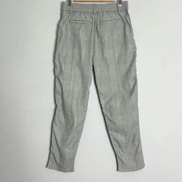 DEREK LAM 10 CROSBY Houndstooth Elastic Waist Pants Trousers - Picture 3 of 7